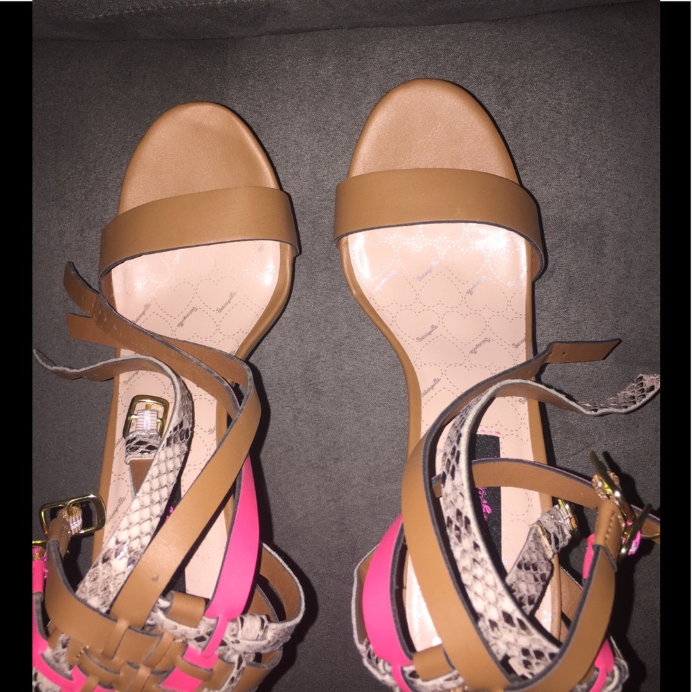 Platform high heals. Never Worn!